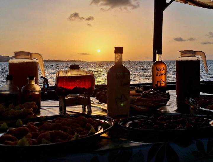 Plongez avec masque et tuba au cœur de la réserve du Parc National et découvrez une biodiversité exceptionnelle au sein d’une mangrove vieille de plusieurs siècles. Après cette immersion unique, laissez-vous bercer par un splendide coucher de soleil au chant des oiseaux… le tout accompagné d’un apéritif dînatoire convivial.