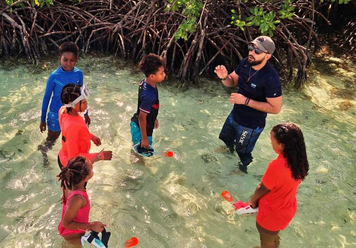 Sortie pédagogique en bateau Guadeloupe